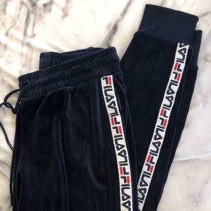 Fila Velour Track Pants